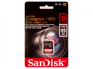 Sandisk Extreme Pro 32GB SDHC 4K UHD