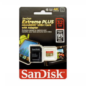 Sandisk Extreme Plus 32GB MicroSDHC 95mbs