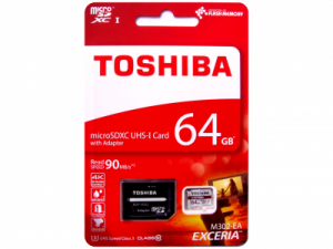 Toshiba Exceria 64GB MicroSDXC 90mb/s