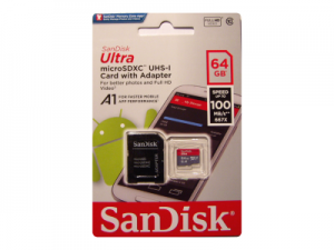 Sandisk Ultra 64GB MicroSDXC 100mbs