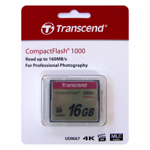 Transcend 16GB CompactFlash 1066x