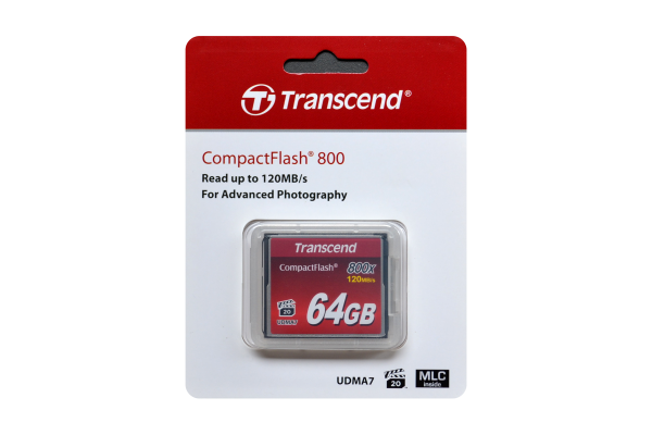 Transcend 64GB CompactFlash 800x