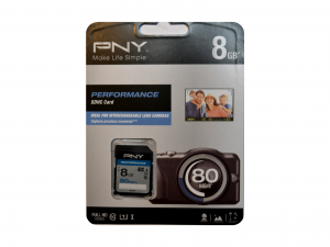 PNY 8GB SDHC 80mbs