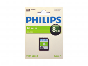 Philips 8GB SDHC Class 4