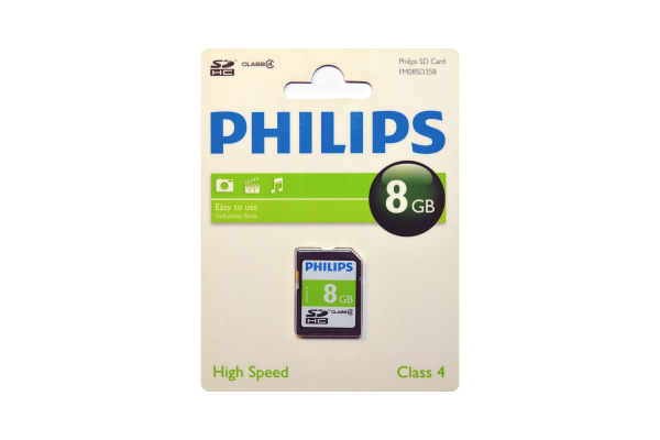 Philips 8GB SDHC Class 4