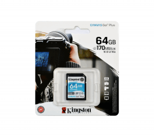 Kingston SDXC 64GB Canvas Go! Plus