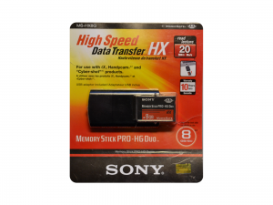 Sony Memory Stick Pro HG Duo 8GB + adapter