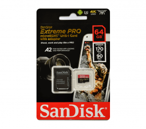 Sandisk Extreme Pro 64GB MicroSDXC A2