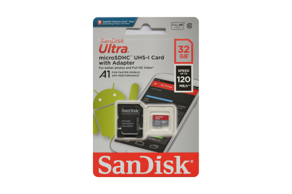 Sandisk Ultra 32GB MicroSDHC 120mbs