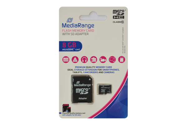 MediaRange 8GB MicroSDHC