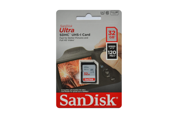 Sandisk Ultra 32GB SDHC 120mb/s
