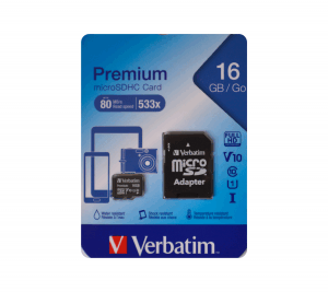 Verbatim Premium 16GB MicroSDHC